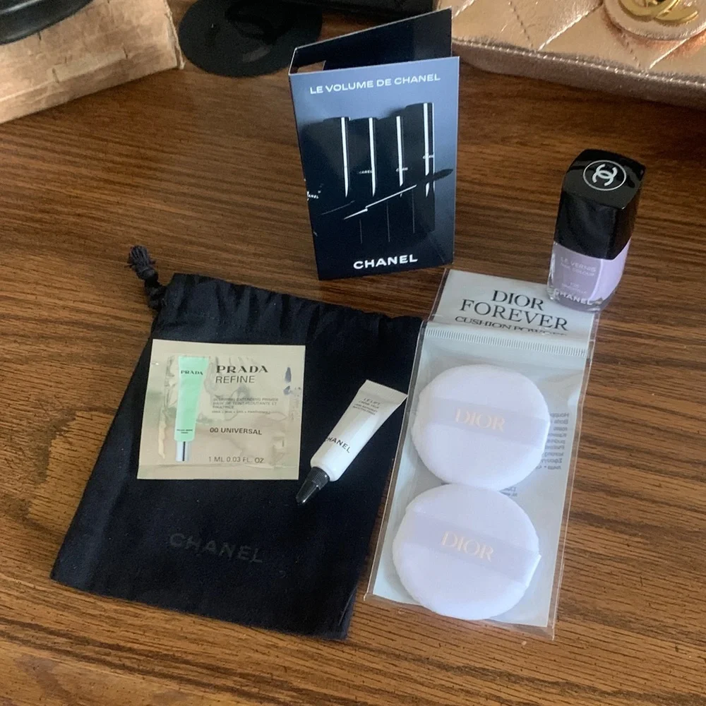 CHANEL Easter lilac polish, Dior puffs and Prada makeup collection w new bag 620